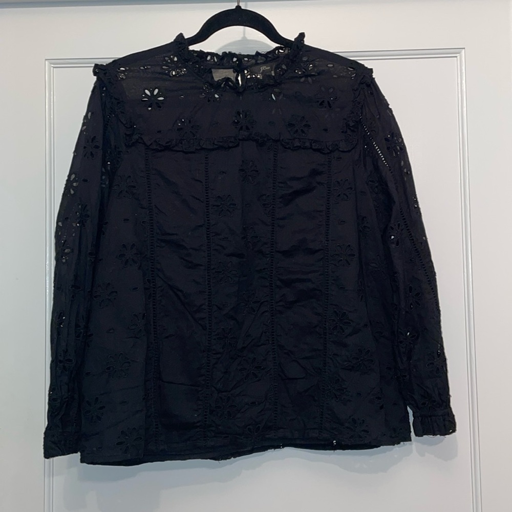 J. Crew Women’s XL Eyelet Blouse